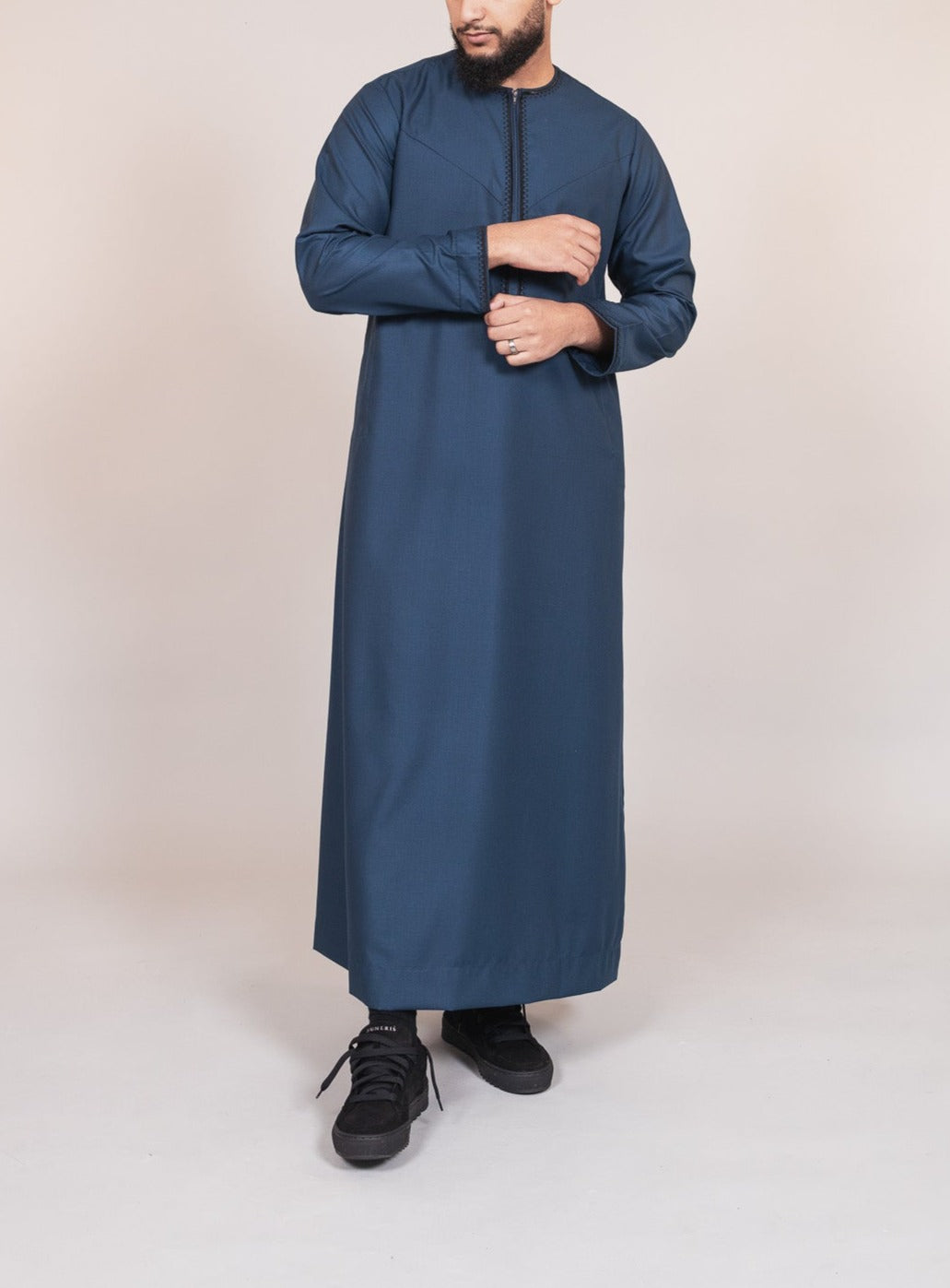 Omani Prussian Blue Thobe