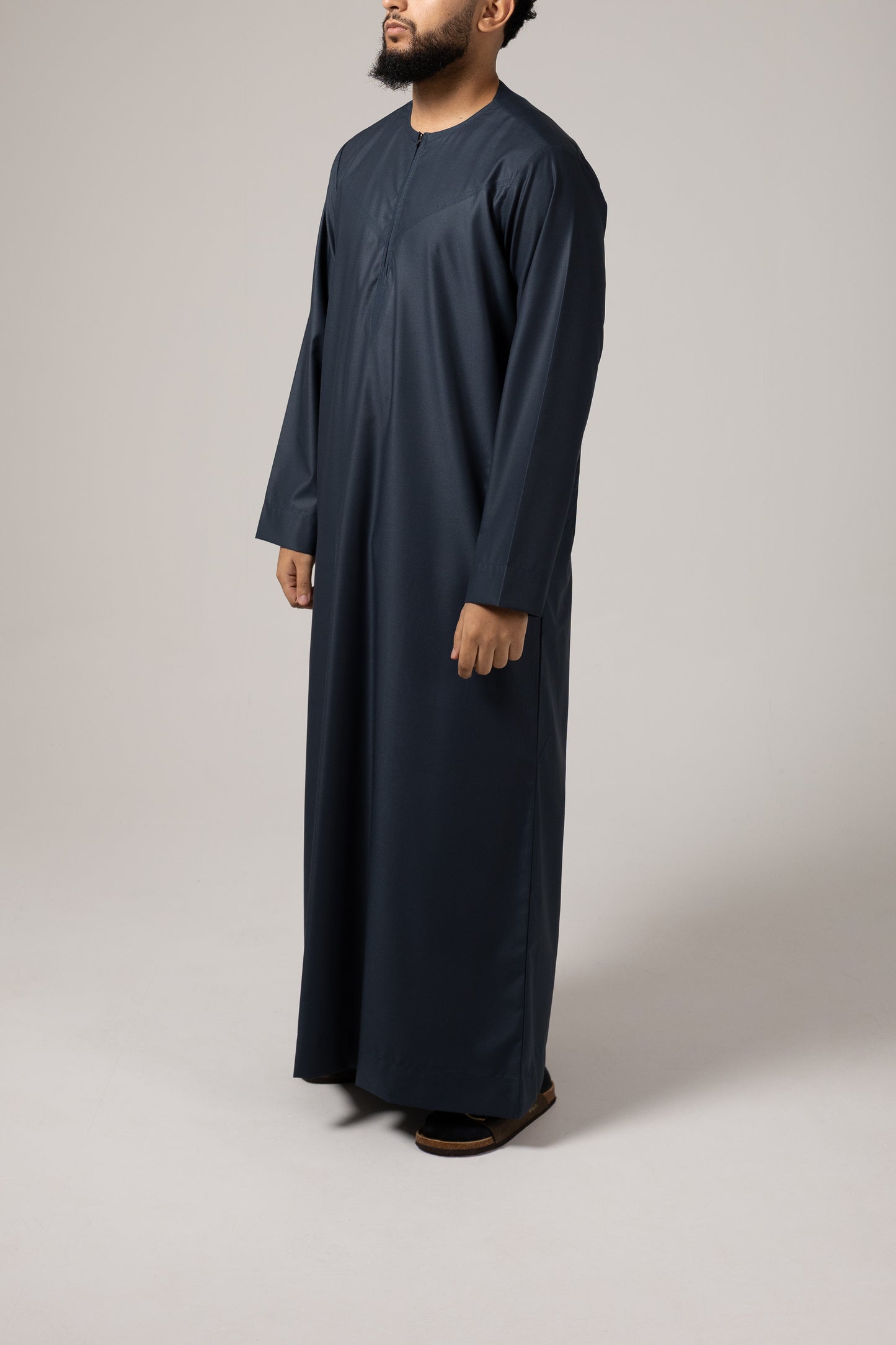 Emirati Prussian Blue Zip