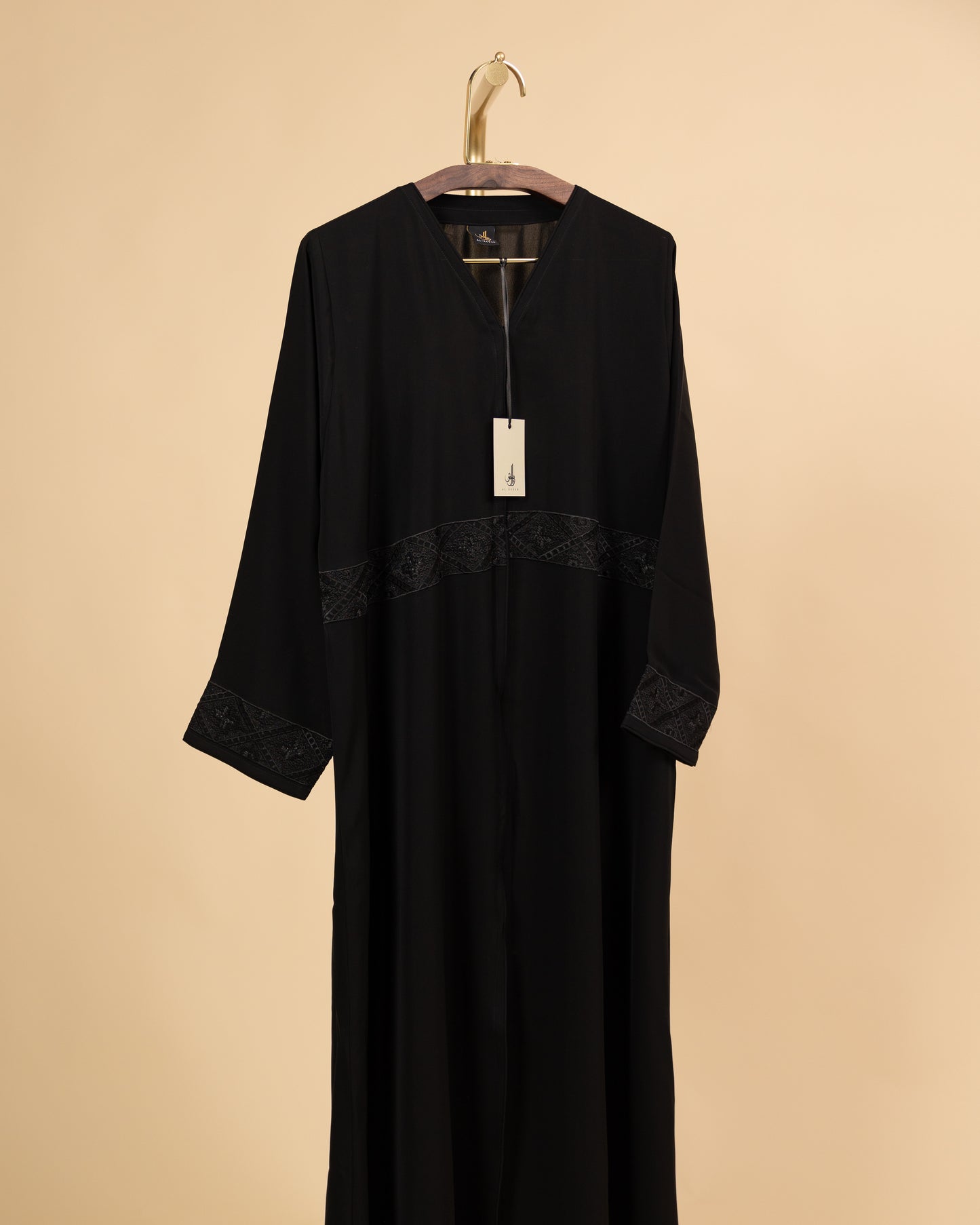 Triple Black Abaya