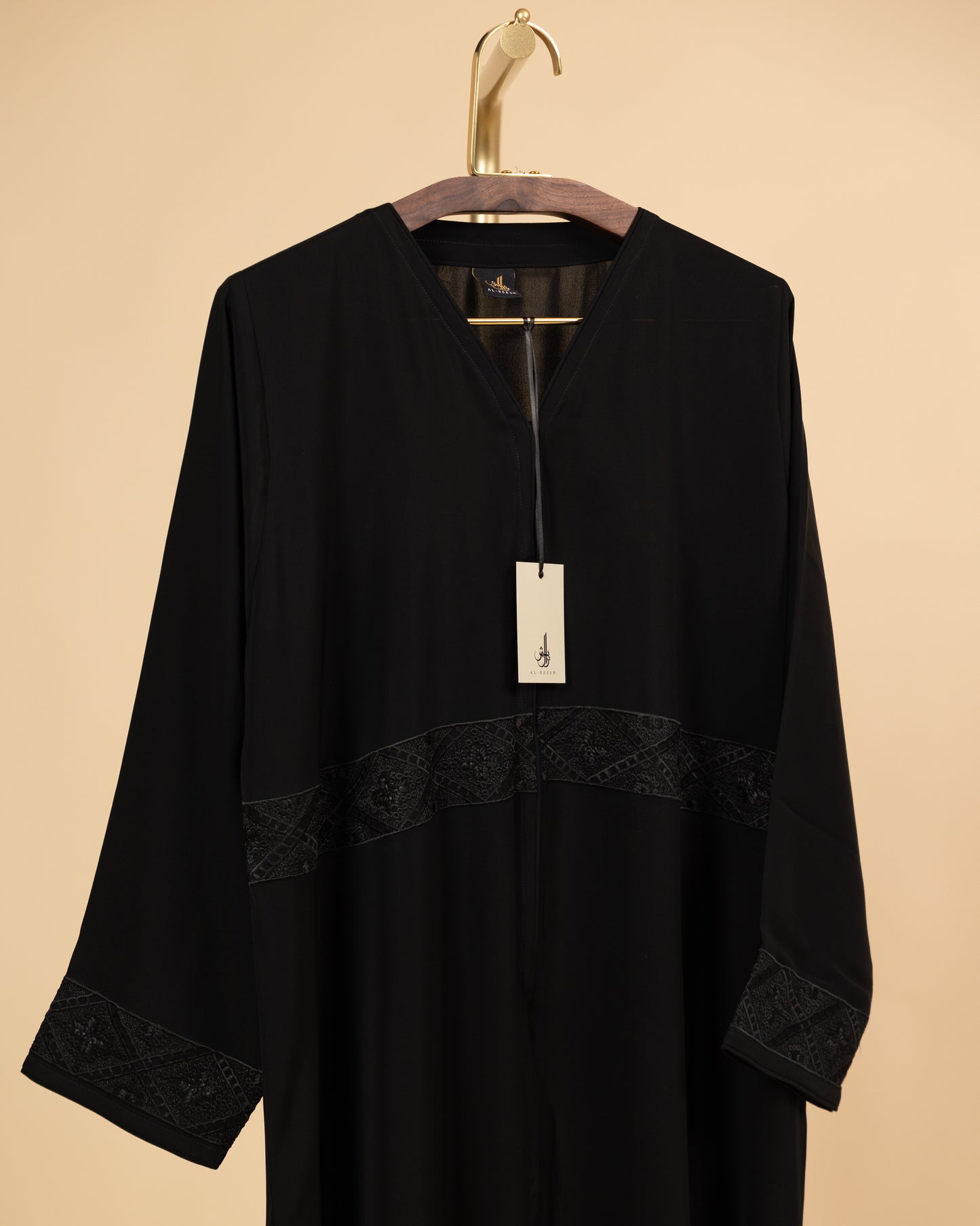 Triple Black Abaya