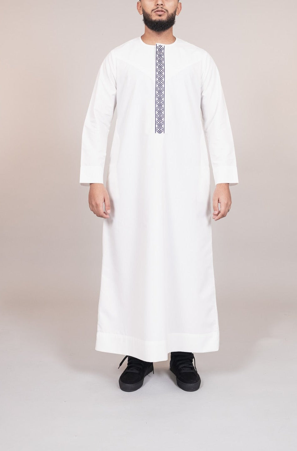 Emirati with  Navy Blue Embroidery