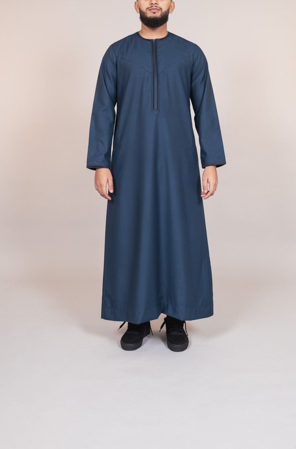 Omani Prussian Blue Thobe