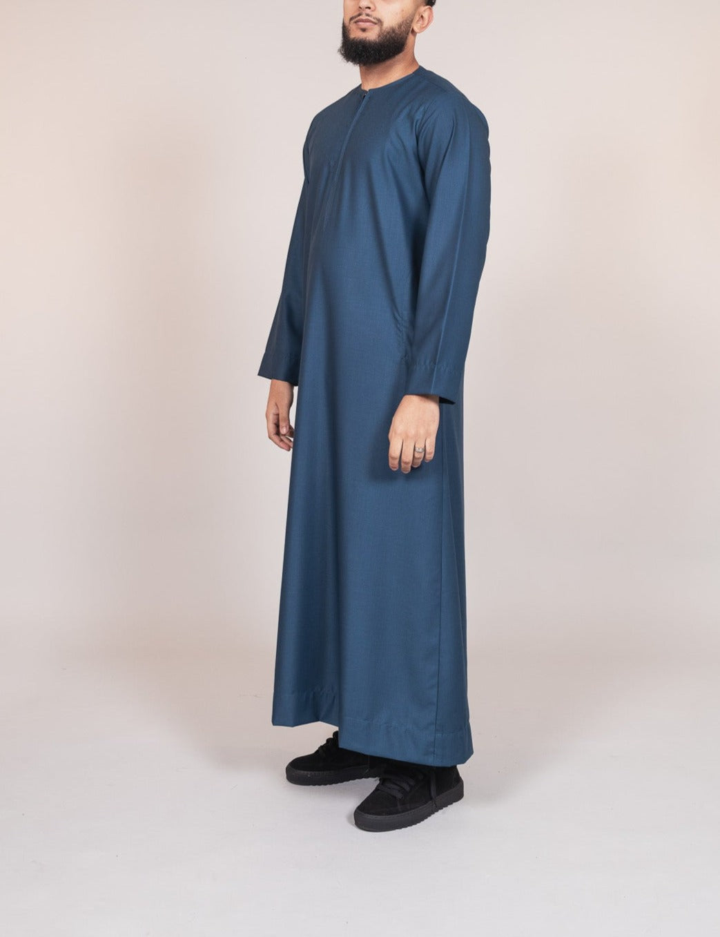 Emirati Prussian Blue Zip