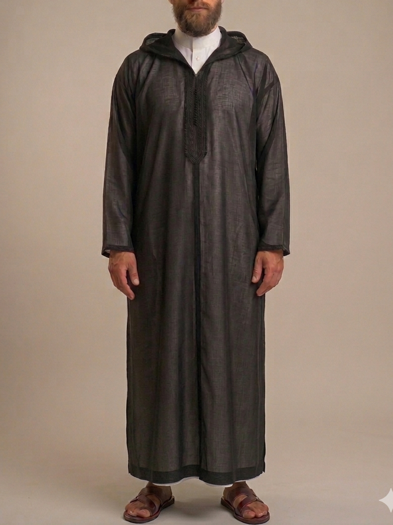 Morrocan Black Sousdi Over Peice
