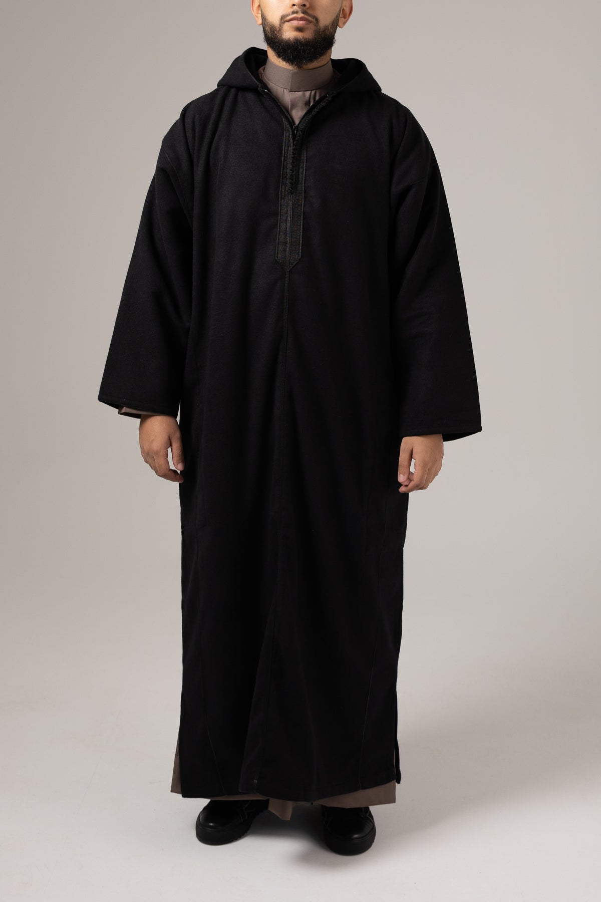 Morrocan Winter Black Djellaba