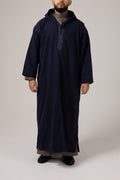 Morrocan Winter Dark Blue Djellaba