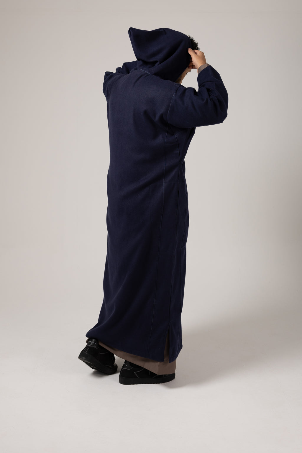 Morrocan Winter Dark Blue Djellaba