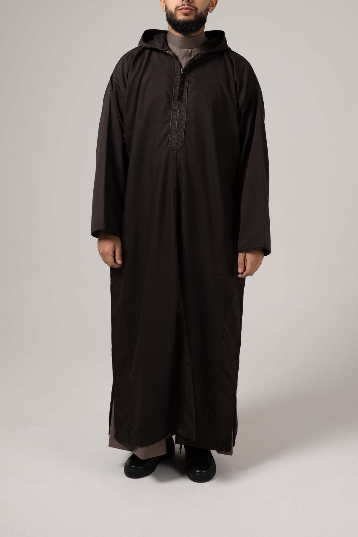 Morrocan Essential Dark Brown Djellaba