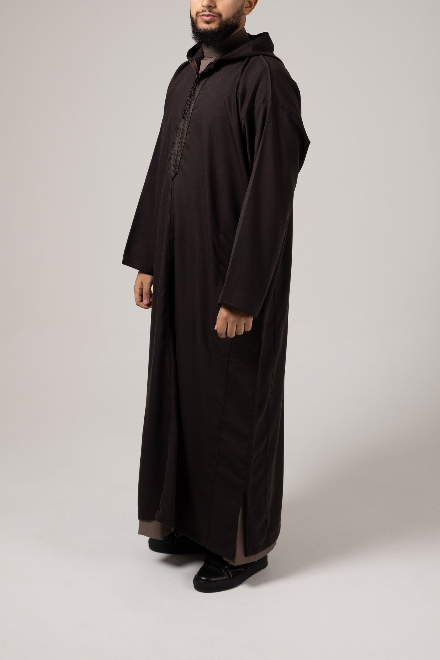 Morrocan Essential Dark Brown Djellaba