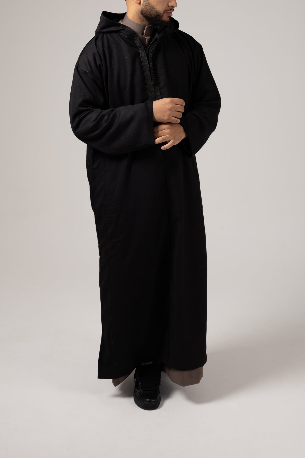 Morrocan Essential Black Djellaba