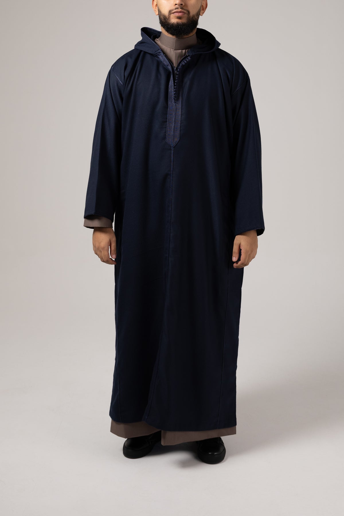 Morrocan Essential Navy Blue Djellaba