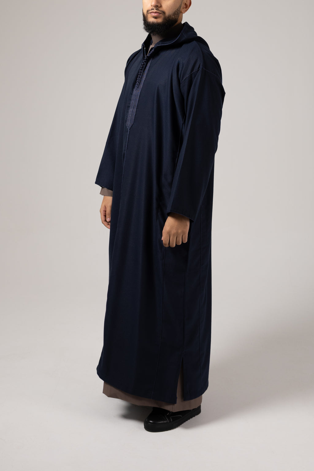 Morrocan Essential Navy Blue Djellaba