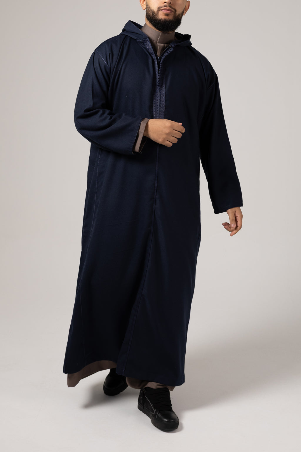Morrocan Essential Navy Blue Djellaba