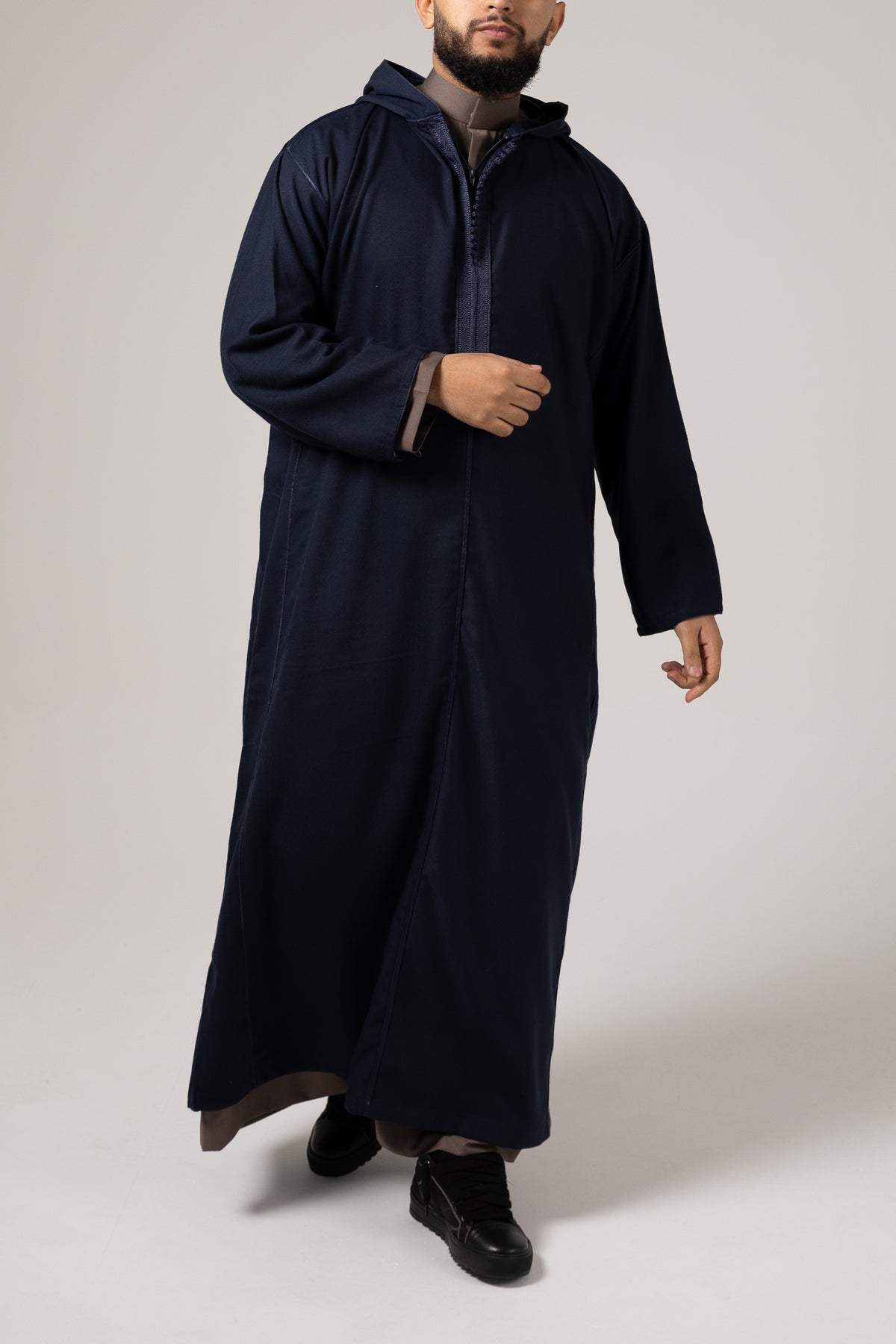 Morrocan Essential Navy Blue Djellaba