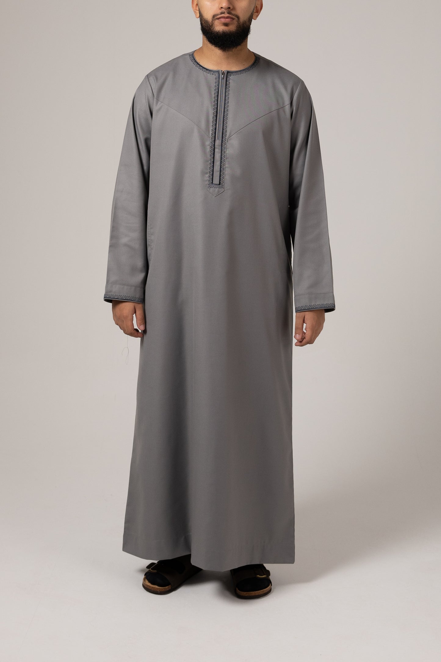 Omani Slate Noir Thobe Junior