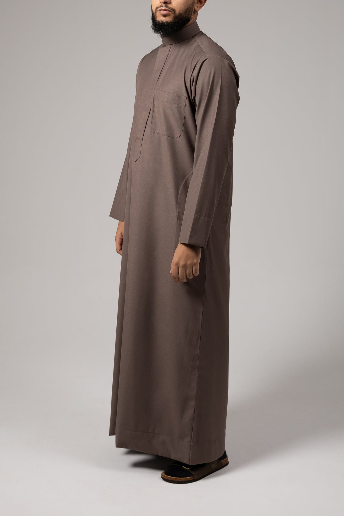 Classic Saudi Collar  Thobe