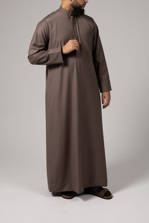 Classic Saudi Collar  Thobe