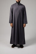 Classic Grey Collar Thobe