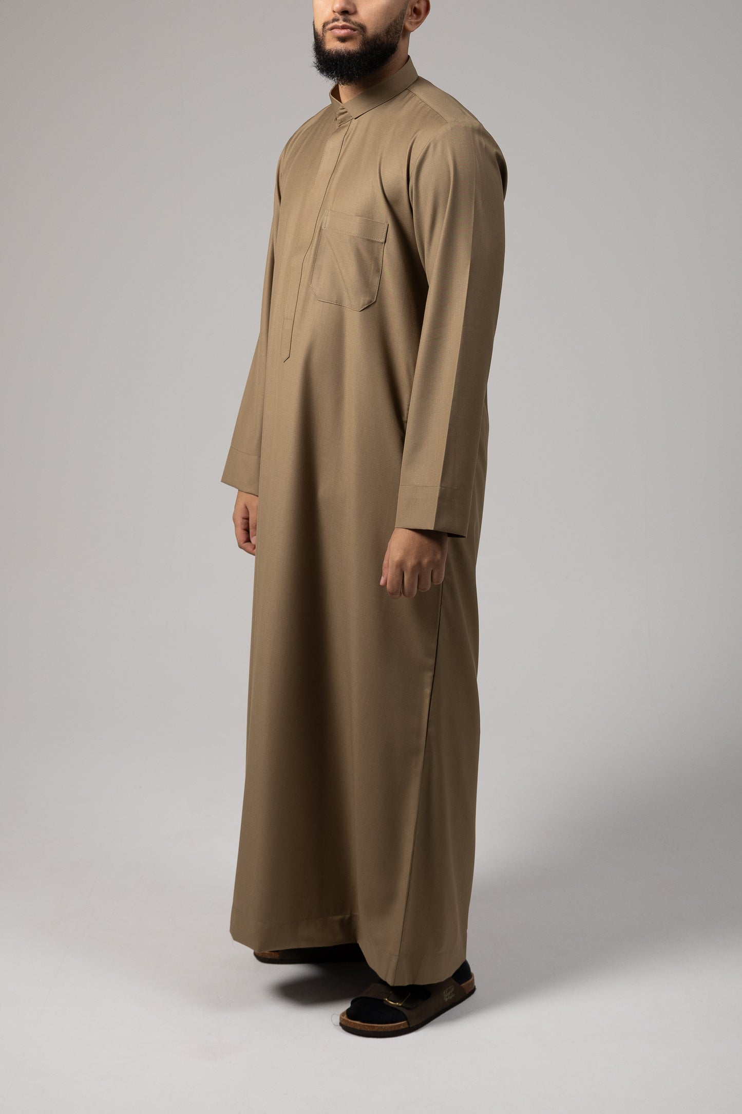 Olive Collar Thobe