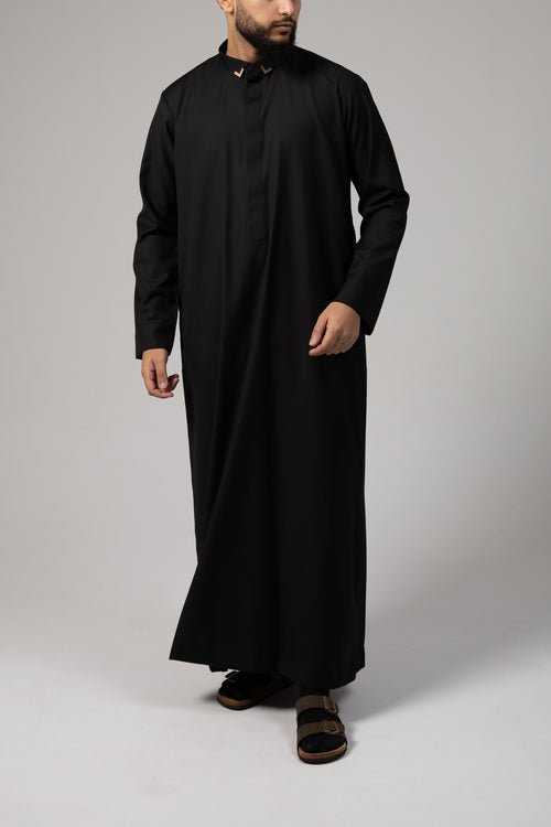 Black Collar Thobe
