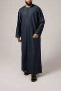 Emirati Prussian Blue Zip