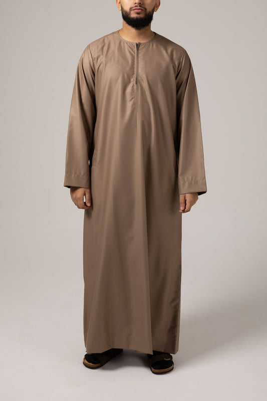 Emirati Sand Zip Thobe