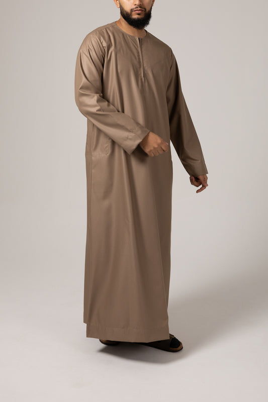 Emirati Sand Zip Thobe Junior