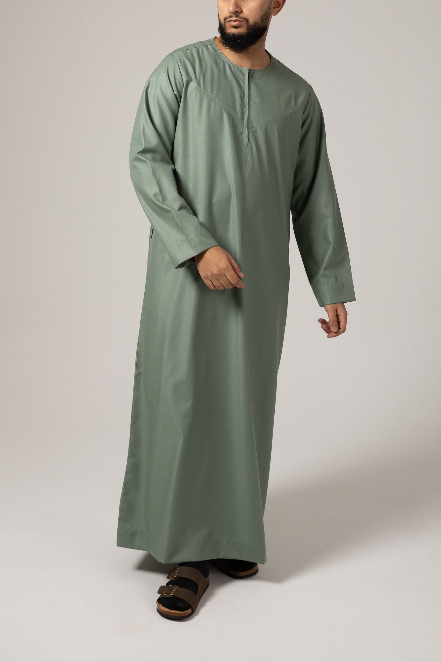 Emirati Mint Green Thobe Junior