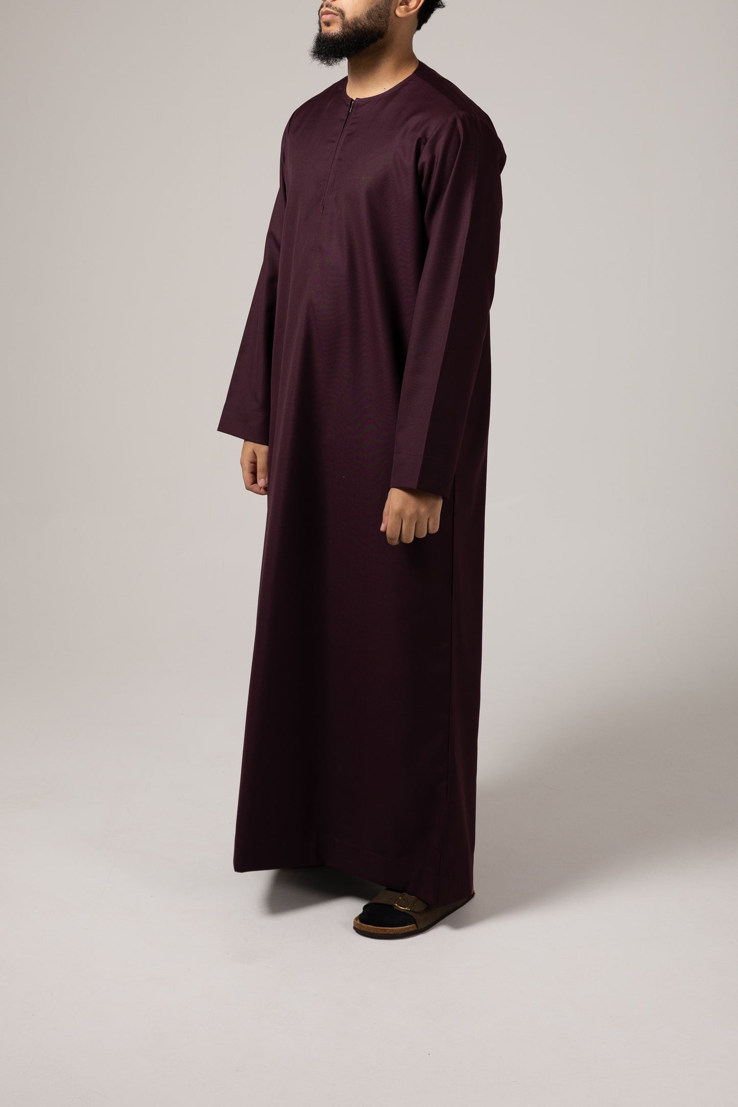 Emirati Purple Zip Thobe Junior