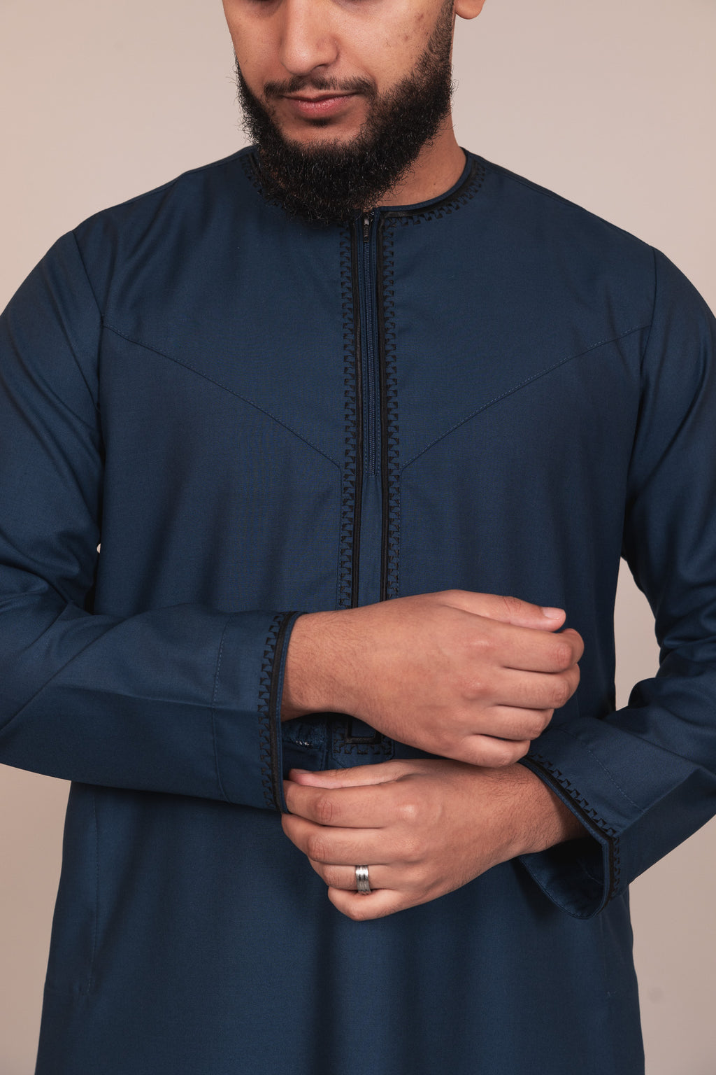 Omani Prussian Blue Thobe