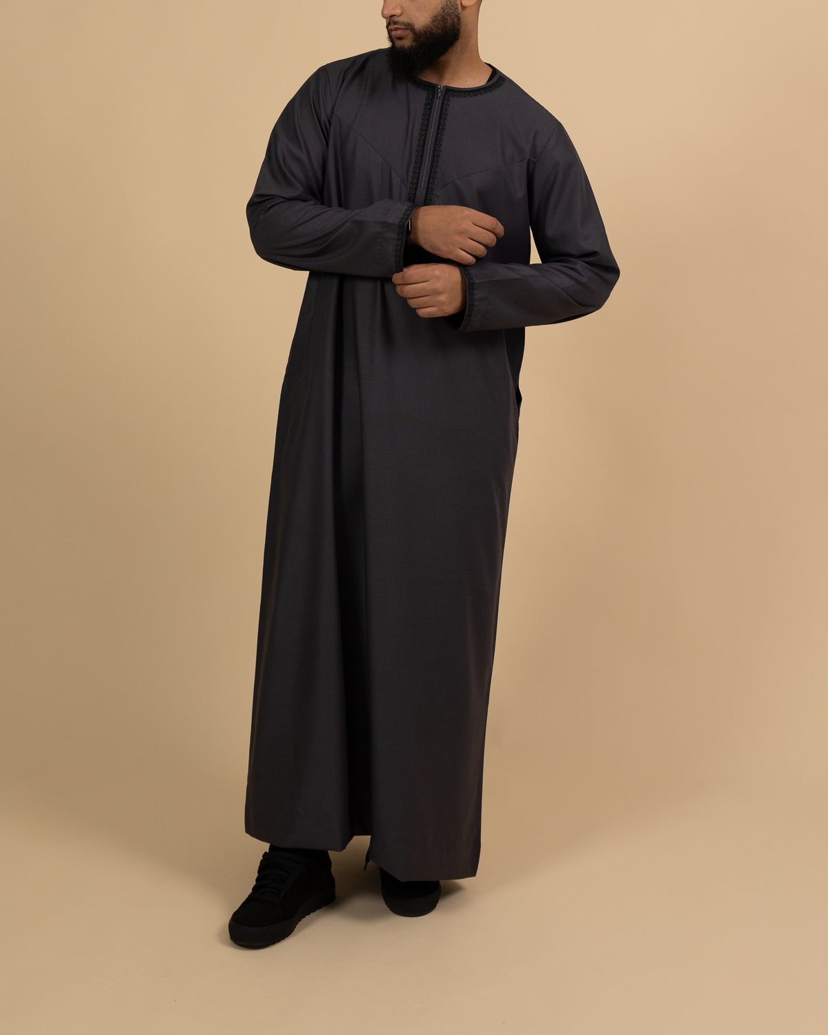 Omani Midnight Blue Thobe