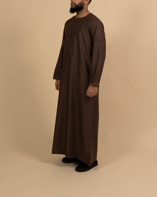 Omani Brown Junior thobe