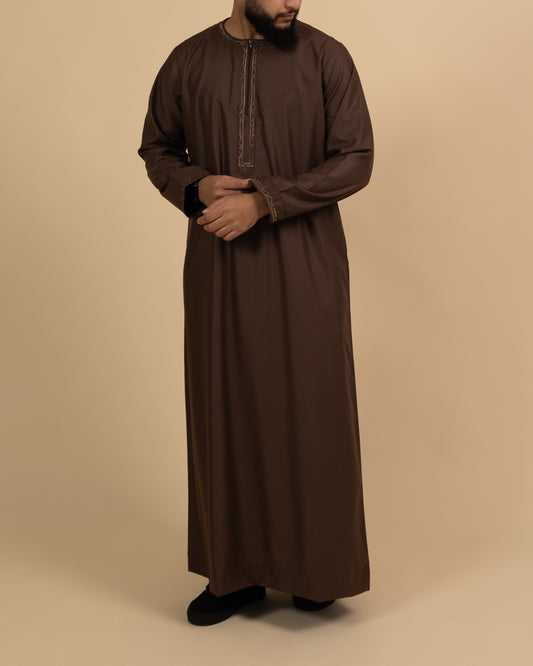 Omani Brown Thobe