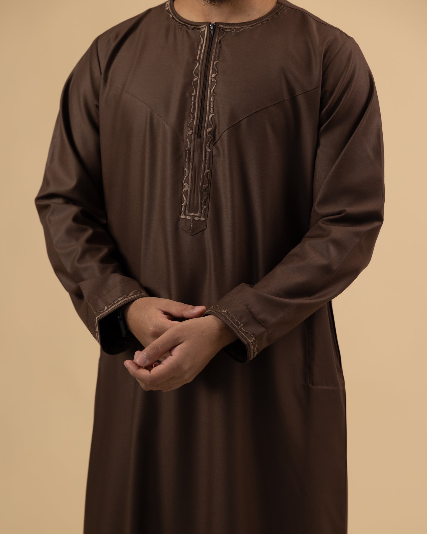 Omani Brown Junior thobe