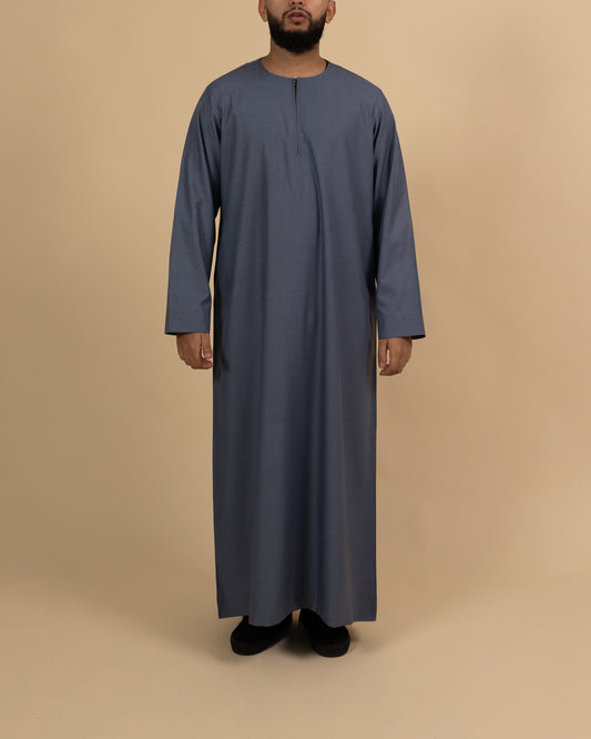 Emirati Steel Blue Thobe