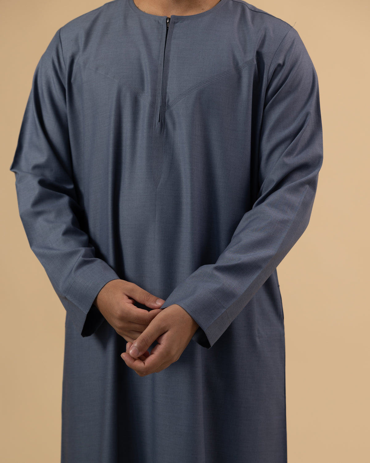 Emirati Steel Blue Thobe
