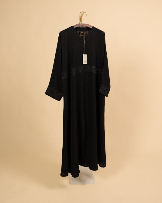 Triple Black Abaya