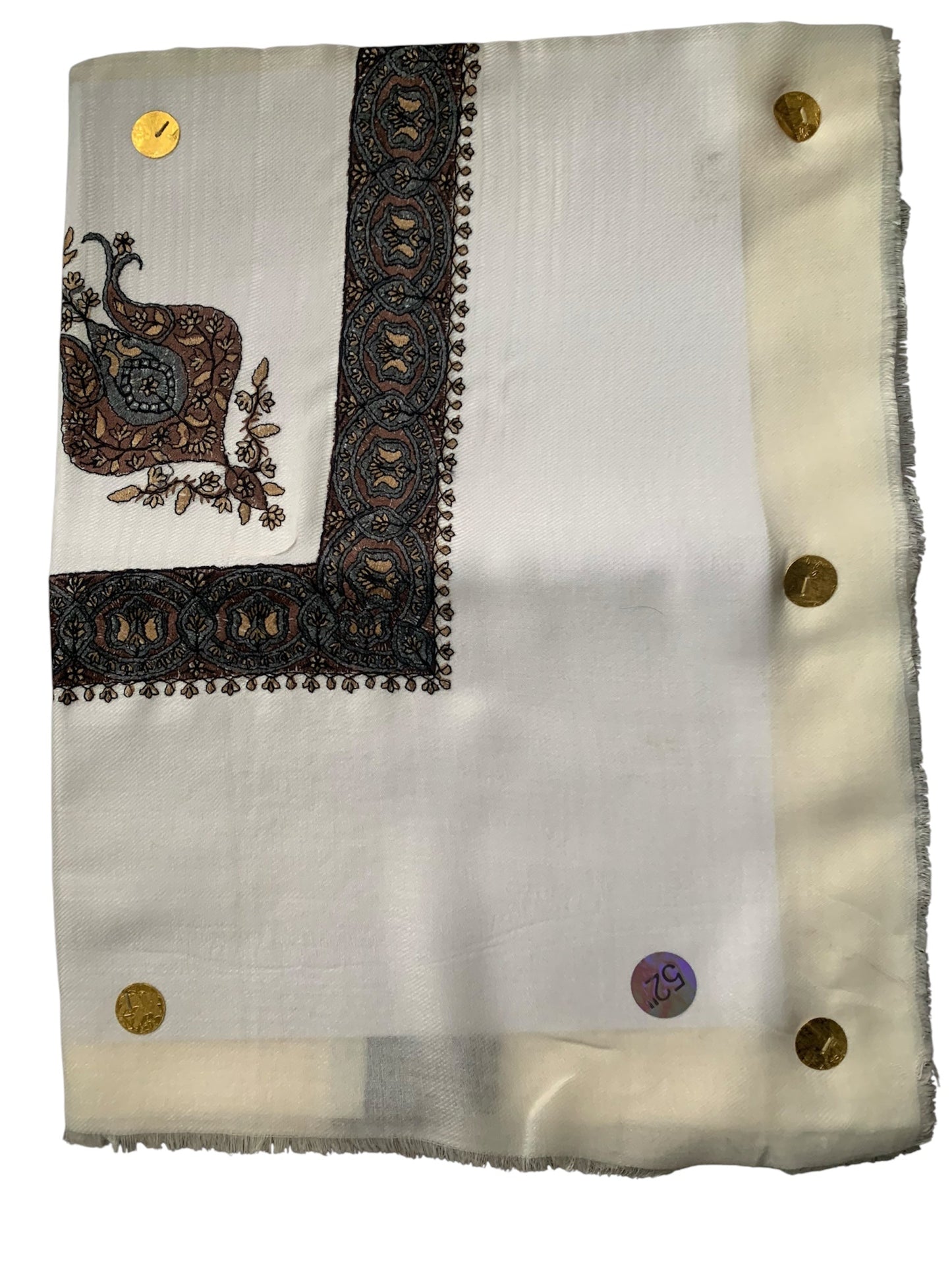 Off-white embroidered Scarf/Shemagh