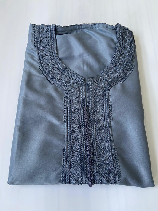 Morrocan Stone Blue Gandoura