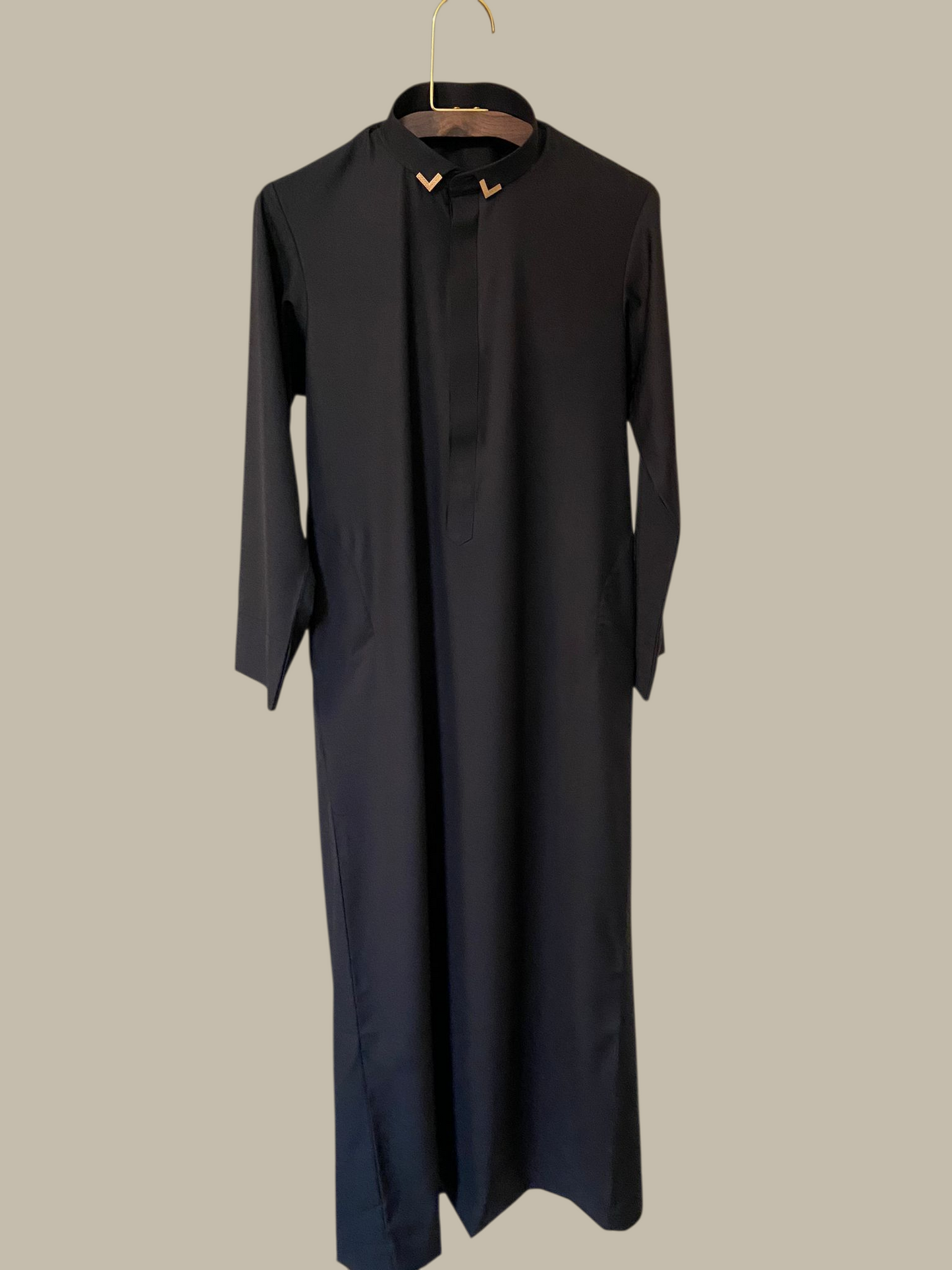Black Collar Thobe