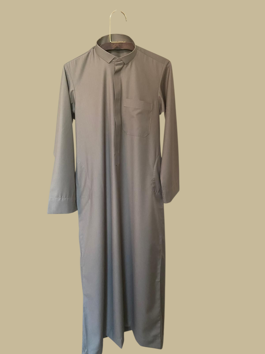 Grey Collar Thobe