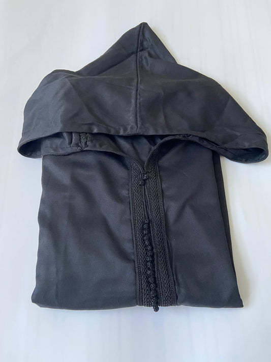 Morrocan Basic Djellaba Black
